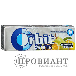 Жевательная резинка Orbit фруктовый коктель 14,0г