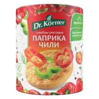 Хлебцы рисовые Dr. Korner паприка-чили 80г