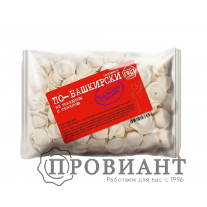 Пельмени По-Башкирски из говядины и свинины 800г