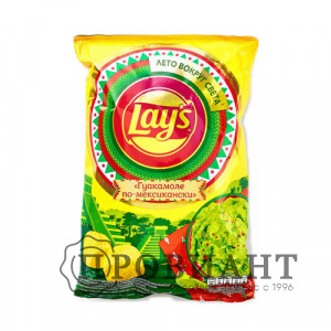 Чипсы Lays гуакамоле по-мексикански 125 г