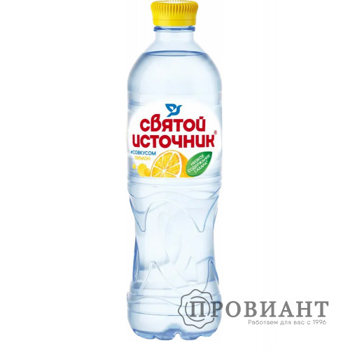 Питьевая вода Святой источник с лимоном негаз. 0,5л