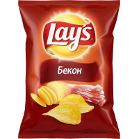 Чипсы Lays бекон 140г