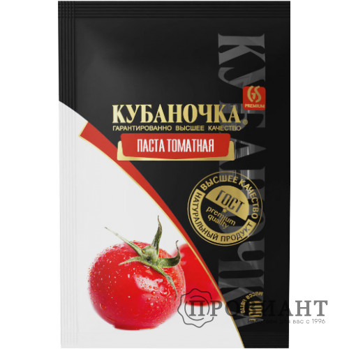 Томатная паста Кубаночка 100г м.уп.
