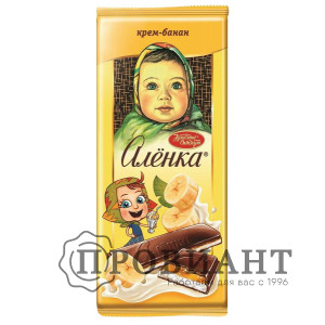 Шоколад Аленка молочный крем-банан 90г