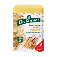 Хлебцы овсяно- пшеничные Dr.Korner лен и кунжут 100г