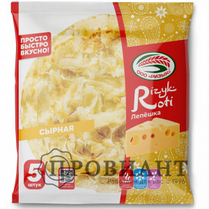 Лепешка Roti с сыром 5шт 450г