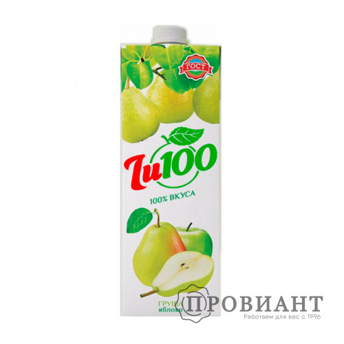 Нектар Джу100 яблоко-груша 1л