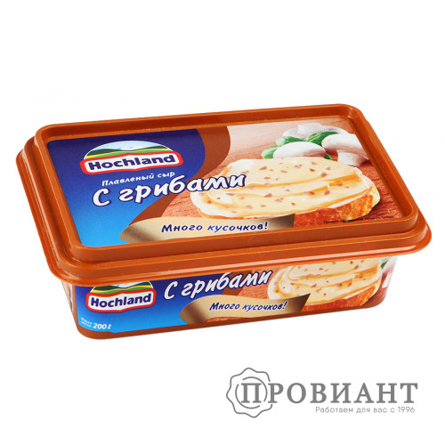 Сыр плавленый Hochland с грибами 200г