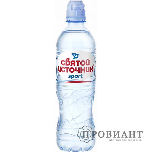 Питьевая вода Святой источник Спорт негаз.0,5л