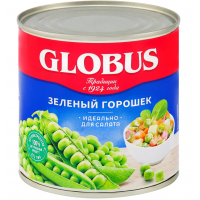 Горошек зеленый Globus 340г