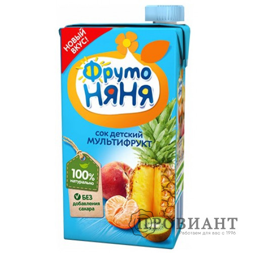 Сок Фруто Няня мультифрукт 0,5л