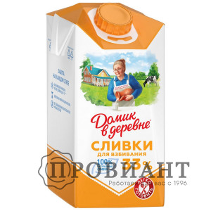 Сливки Домик в деревне для взбивания 33% 480г