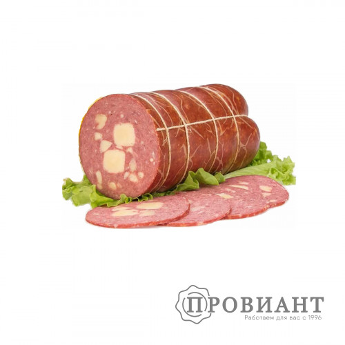 Сервелат Орские Колбасы Швейцарский с сыром (вес)