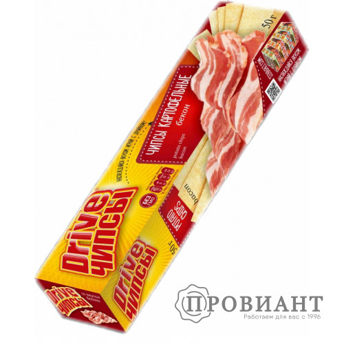 Чипсы Drive со вкусом бекон 50г