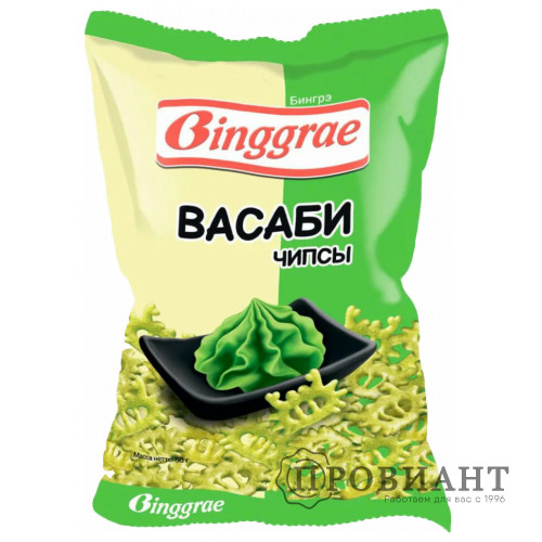 Чипсы Binggrae васаби 40г