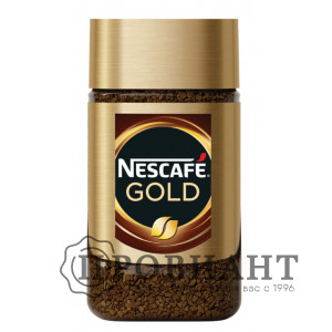 Кофе Nescafe Gold растворимый 47,5г ст.б.