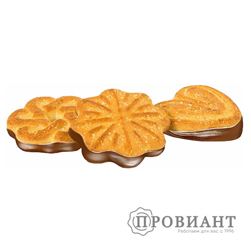 Печенье Чайное сахарное в шок. глазури (вес)