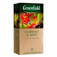 Чай Greenfield черный Currant&Mint 25п