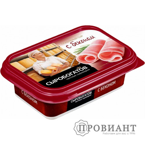 Сыр плавленый Сыробогатов с беконом 200г