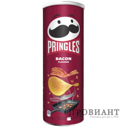 Чипсы Pringles бекон 165г