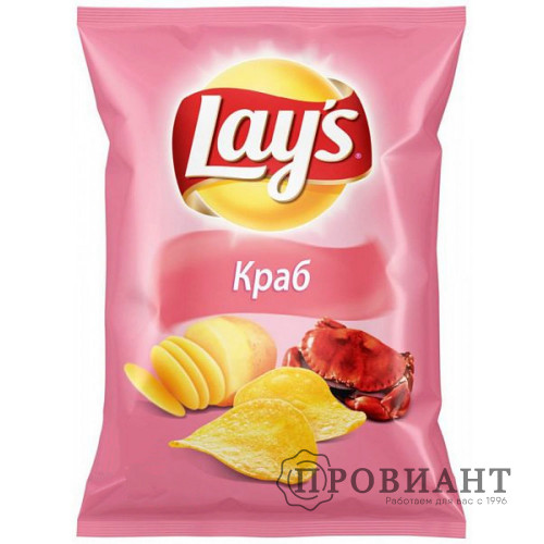 Чипсы Lays краб 70г