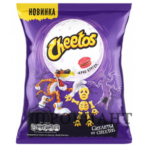 Снеки кукурузные Cheetos краб-бургер 55г