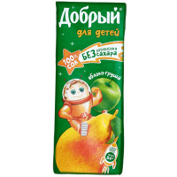 Сок Добрый яблоко-груша 0,2л