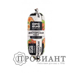Колбаса Орские Колбасы докторская ГОСТ 400г
