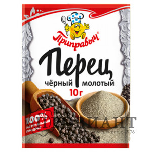 Приправа Приправыч перец чёрный молотый 10г