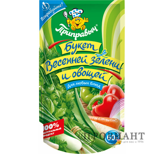 Приправа Приправыч букет весенней зелени 60г